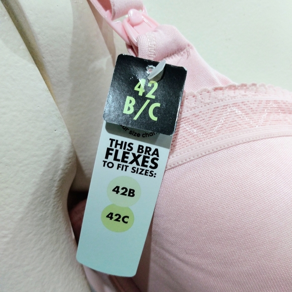 Playtex Nursing Bra-Tru Support-Pink-42B/C-New with Tags - Picture 3 of 4